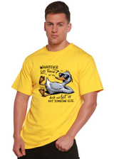 Whatever Life Throws at You Funny Unisex Bamboo/Cotton Graphic T-Shirt