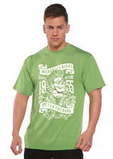 Rockabilly Night Spun Bamboo® Men's Bamboo Viscose/Organic Cotton Short Sleeve Graphic T-Shirt