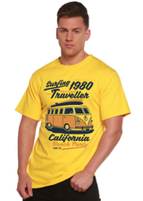 Surfing 1980 Spun Bamboo® Men's Bamboo Viscose/Organic Cotton Short Sleeve Graphic T-Shirt