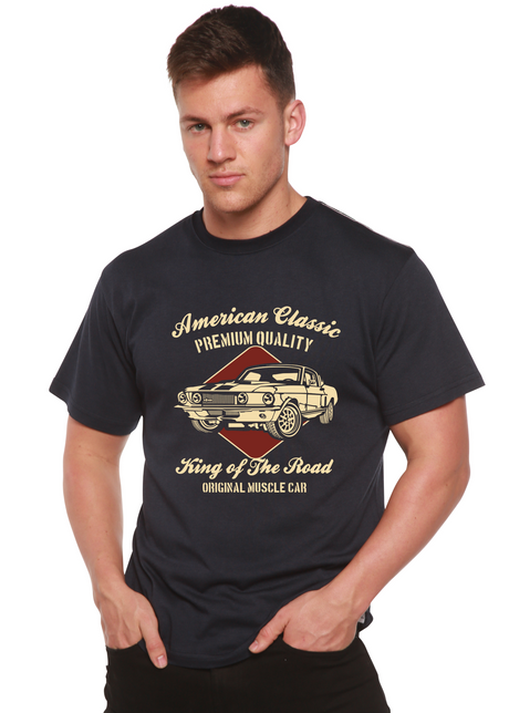 American Classic Men's Bamboo Viscose/Organic Cotton Short Sleeve Graphic T-Shirt