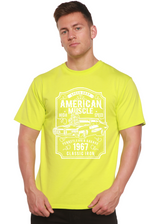 American Muscle Men's Bamboo Viscose/Organic Cotton Short Sleeve Graphic T-Shirt