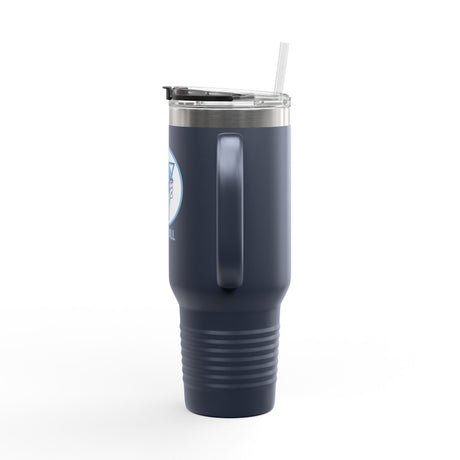 Hoggard Vikings Football 40oz Insulated Stainless Steel Tumbler