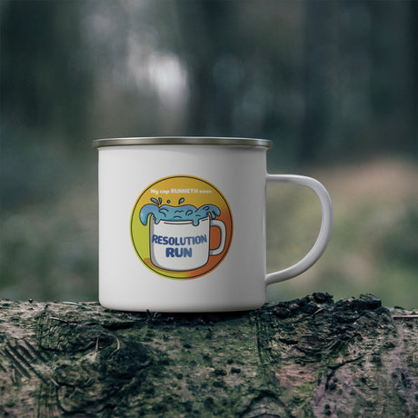 Resolution Run Enamel Outdoor Mug