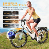𝟏𝟎𝟎𝟎𝐖 Peak Electric Bike for Adults,up 𝟖𝟎 Miles Removable Battery Ebike, 26" UL Certified Electric Mountain E Bike,Adult Electric Bicycles for Commute Beach Snow