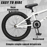 Freestyle BMX Bike, 18 20 Inch Kids Bicycle for 5-13 Years Old Kids and Beginner Level Rider, Multiple Colors