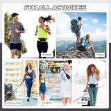 MoKo Fanny Packs for Women Men, Fashion Running Waist Packs, Crossbody Mini Bag Fanny Pack Belt Bag with Adjustable Strap for Running Outdoors Workout Travel Hiking Cycling