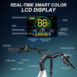 V80 Electric Bike, 1000W Motor 28MPH Ebike, 48V 13Ah Removeable Battery, 26'' City Cruiser Adult Electric Bicycles up to 70 Miles