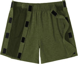 Deyeek Unisex Tear Away Shorts Snap On Athletic Cotton Shorts Post Knee Surgery Recovery Hip Replacement Pants with Pockets