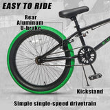 Freestyle BMX Bike, 18 20 Inch Kids Bicycle for 5-13 Years Old Kids and Beginner Level Rider, Multiple Colors