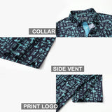 Men's Golf Polo Shirts Short Sleeve Striped Performance Moisture Wicking Dry Fit Golf Shirts for Men