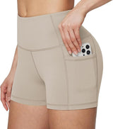 baleaf Women's 8"/ 5"/ 3" Biker Shorts High Waist Yoga Workout Gym Running Volleyball Spandex Shorts with Pockets