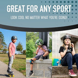 Flybar Bike Helmet- Multi Sport Dual Certified Adjustable Dial, Lightweight Skateboard Helmet, Roller Skating, Pogo, Electric Scooter, Snowboard, Boys and Girls Kids- Adults Helmets