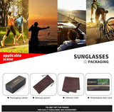 FAGUMA Polarized Sports Sunglasses For Men Cycling Driving Fishing UV400 Protection