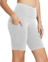 baleaf Women's 8"/ 5"/ 3" Biker Shorts High Waist Yoga Workout Gym Running Volleyball Spandex Shorts with Pockets