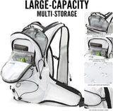 Hydration Pack Backpack, Lightweight Water Backpack with 2L Leakproof Hydration Bladder Daypack for Men Women,Running Hydration Vest for Outdoor Trail