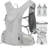 Hydration Pack Backpack, Lightweight Water Backpack with 2L Leakproof Hydration Bladder Daypack for Men Women,Running Hydration Vest for Outdoor Trail