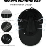 CLAPE Outdoor Sun Visor Hats Lightweight Waterproof Breathable Sports Hat UPF50+ Ultra Thin Cooling Baseball Hats