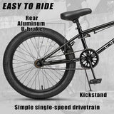Freestyle BMX Bike, 18 20 Inch Kids Bicycle for 5-13 Years Old Kids and Beginner Level Rider, Multiple Colors