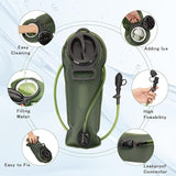 Small Hiking Backpack,Lightweight Water Backpack with 2L Water Bladder Phone Pocket Hydration Pack for Cycling Climbing Biking