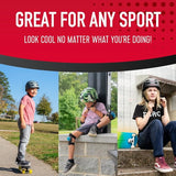 Flybar Bike Helmet- Multi Sport Dual Certified Adjustable Dial, Lightweight Skateboard Helmet, Roller Skating, Pogo, Electric Scooter, Snowboard, Boys and Girls Kids- Adults Helmets