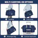 FIORETTO Women's Gym Duffle Bag with Shoes Compartment, 37L Capacity, Ideal for Travel, Gym, Sports, Duffel, Weekender