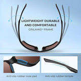 KastKing Osage Polarized Sport Sunglasses for Men and Women, Ideal for Driving Fishing Cycling Running, UV Protection