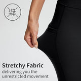 baleaf Women's 8"/ 5"/ 3" Biker Shorts High Waist Yoga Workout Gym Running Volleyball Spandex Shorts with Pockets