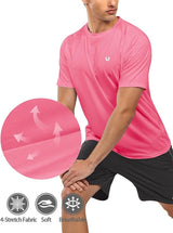 NORTHYARD Men's Athletic Running T-Shirts Quick Dry Workout Shirts Short-Sleeve Sports Gym Tee Tops Performance Activewear