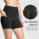baleaf Women's 8"/ 5"/ 3" Biker Shorts High Waist Yoga Workout Gym Running Volleyball Spandex Shorts with Pockets