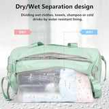 MABROUC Duffle Bag For Women, Sports Duffel Bag for Gym with Wet Pocket & Shoe Compartment, Overnight Weekender Travel Bag