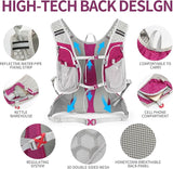Hydration Pack Backpack, Lightweight Water Backpack with 2L Leakproof Hydration Bladder Daypack for Men Women,Running Hydration Vest for Outdoor Trail