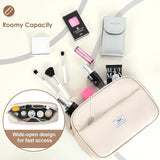FIORETTO Womens Gym Tote Duffle Bag with Toiletry Bag, Sports Duffel Overnight Hospital Workout Carry on Bag for Girls with Wet Pocket & Shoe Compartment, Ideal for Travel, Swimming, Dance Beige