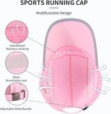 Running Hat Mesh Sports Cap Lightweight Quick Drying Runner Cap for Men Women
