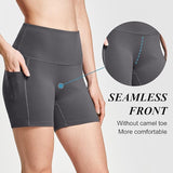 baleaf Women's 8"/ 5"/ 3" Biker Shorts High Waist Yoga Workout Gym Running Volleyball Spandex Shorts with Pockets