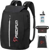 Piscifun Dry Bag Waterproof, Lightweight Dry Backpack Roll-Top Sealed with Waist Pouch and Phone Case Keeps Gear Dry Inside for Kayaking, Boating 10L 20L 30L