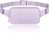 MoKo Fanny Packs for Women Men, Fashion Running Waist Packs, Crossbody Mini Bag Fanny Pack Belt Bag with Adjustable Strap for Running Outdoors Workout Travel Hiking Cycling