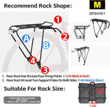 Rhinowalk Bike Pannier Bag for Bicycle Rear Rack Bag 22/40/50L Cycling Saddle Bag Luggage Storage Bag for Long Distance with Rain Cover