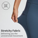 baleaf Women's 8"/ 5"/ 3" Biker Shorts High Waist Yoga Workout Gym Running Volleyball Spandex Shorts with Pockets