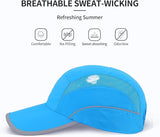 Running Hat Mesh Sports Cap Lightweight Quick Drying Runner Cap for Men Women