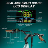 V80 Electric Bike, 1000W Motor 28MPH Ebike, 48V 13Ah Removeable Battery, 26'' City Cruiser Adult Electric Bicycles up to 70 Miles