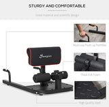 Soozier 3-in-1 Padded Push Up Sit Up Deep Sissy Squat Machine Home Gym Fitness Equipment