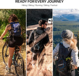 Everfun Hydration Backpack 18L with Water Bladder 2L/3L Hiking Water Backpack Women Men Hydration Pack Insulated Lightweight Day Hydropack with Storage for Hiking, Biking, Running, Festival