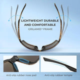 KastKing Osage Polarized Sport Sunglasses for Men and Women, Ideal for Driving Fishing Cycling Running, UV Protection