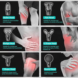 Massage Gun, Deep Tissue Massage Gun for Pain Relief, Quiet Electric Percussion Massager, Handheld Electric Muscle Massager with Carry Case 20 Speeds & LED Screen, Gift for Women/Men. Grey