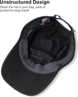 GADIEMKENSD Mens Folding Outdoor Hat Long Brim UPF 50+ Sun Protection