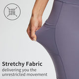 baleaf Women's 8"/ 5"/ 3" Biker Shorts High Waist Yoga Workout Gym Running Volleyball Spandex Shorts with Pockets