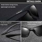 FAGUMA Polarized Sports Sunglasses For Men Cycling Driving Fishing UV400 Protection