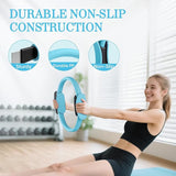 Home Pilates Kit for Women Pilates Equipment Ring and Ball Set Magic Circle Hoop with 5 Resistance Bands Compact Toning Fitness Essentials Starter Set Accessories