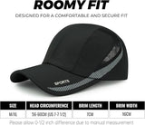 CLAPE Outdoor Sun Visor Hats Lightweight Waterproof Breathable Sports Hat UPF50+ Ultra Thin Cooling Baseball Hats