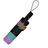 Laurel Burch "Blooms" Travel Umbrella – Compact, One-Touch Open & Close